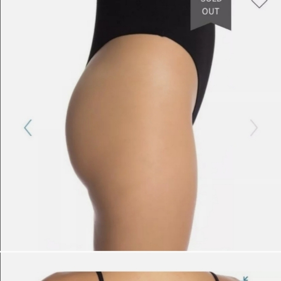 Bp ribbed cami thong body suit women's xl black - Picture 3 of 6